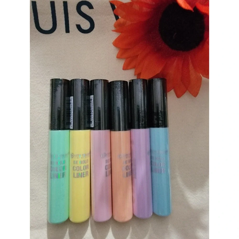 City Color Cosmetics Be Bold Color Liner Set 6 Pieces Pastel Liquid Eyeliner NEW